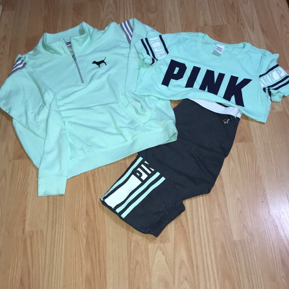 mint green sweatsuit
